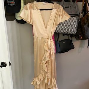Champagne color dress